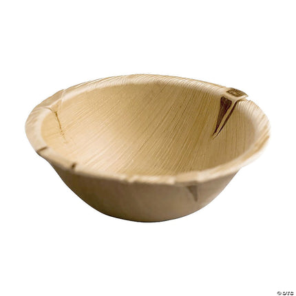 3" (8cm) Round Biodegradable Palm Leaf Bowls