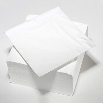 33cm White Paper Napkins 2-ply