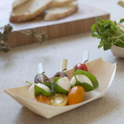 24cm Wooden Serving Boats